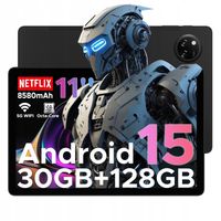 DOOGEE TabA9Pro+-V Android15 11"90Hz 30GB/128GB 8580mAh OTG/3.5mm/12nm/TWA…