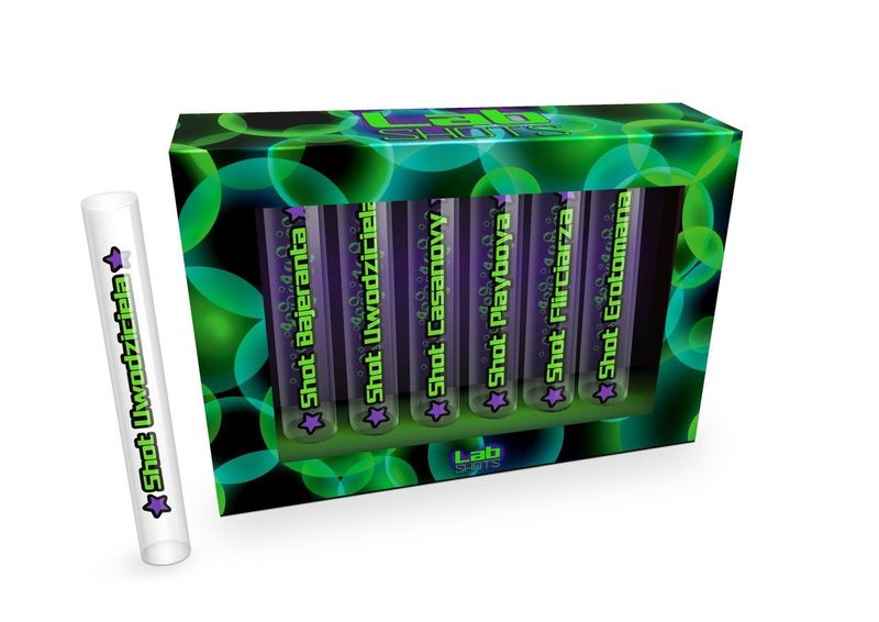 Zestaw 6 Probówek 60Ml - Lab Shots zdjęcie 1