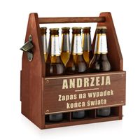 NOSIDŁO NA PIWO urodziny 18 30 40 SKRZYNKA grawer