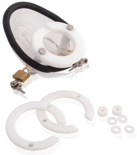 Męski Pas Cnoty - Na 2 Kłódki - Regulowany na Arena.pl