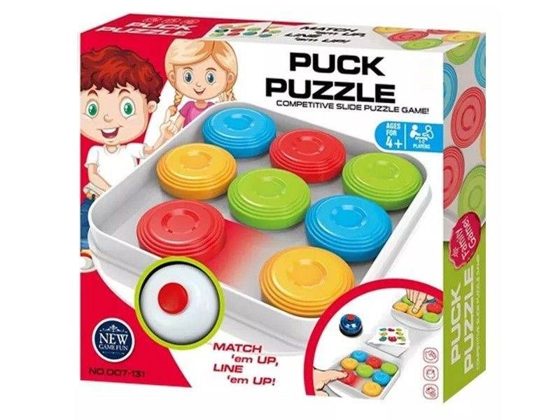 Gra Logiczna SZYBKIE KRĄŻKI Puck Puzzle Karty, Dzwonek, Zręcznościowa zdjęcie 2