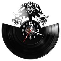 Zegar ścienny z płyty winylowej klaun 939.14