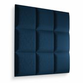 PANEL TAPICEROWANY GRANATOWY WEZGŁOWIE 3D 30cm x 30cm
