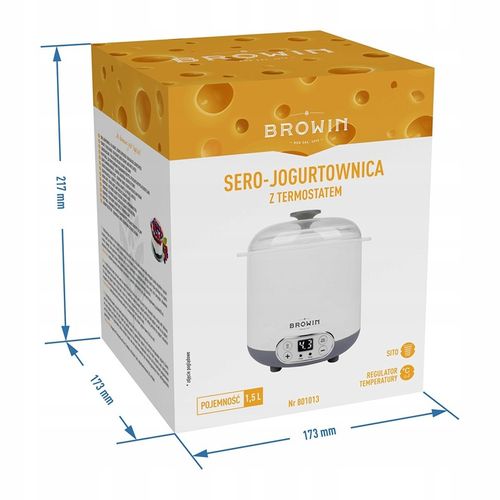 SERO-JOGURTOWNICA Z TERMOSTATEM BROWIN 1,5l 801013 na Arena.pl