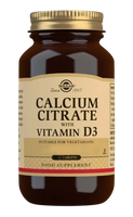 SOLGAR Calcium Citrate with Vitamin D3 - Cytrynian Wapnia (60 tabl.)
