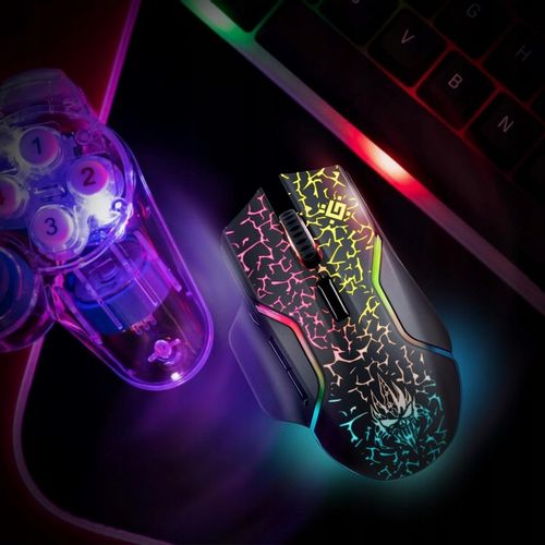 Mysz Myszka Gamingowa Bezprzewodowa Dla Graczy LED Programowalne Przyciski na Arena.pl