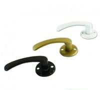 klamka pokojowa biała - mp kl kp bi