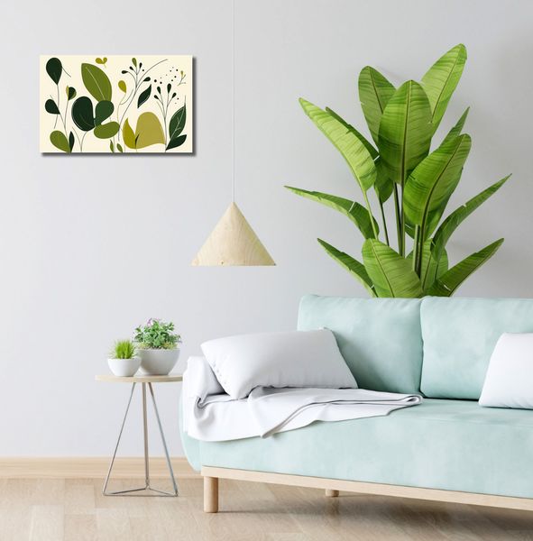 Obraz 50x30cm Świeżość Liści zdjęcie 2