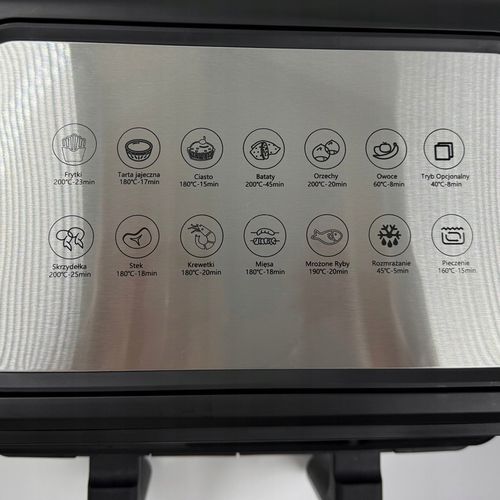 FRYTKOWNICA DWUKOMOROWA AIR FRYER 9L MOC 2000W BEZTŁUSZCZOWA 10 na Arena.pl