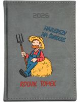 KALENDARZ A6 2026 TYGODNNIOWY PLANER z nadrukiem PREZENT DLA ROLNIKA + IMIĘ