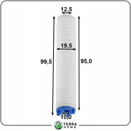 5szt FILTR WODY DO SŁUCHAWEK PRYSZNICOWYCH WKLADY FILTR 001 10cm na Arena.pl