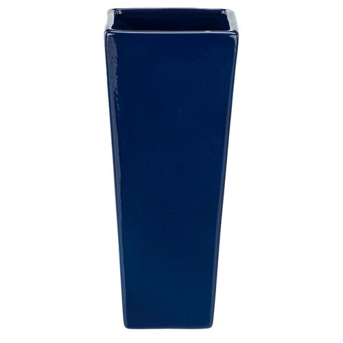 Wazon Ceramiczny Trapez  Kobalt granat flakon na Arena.pl