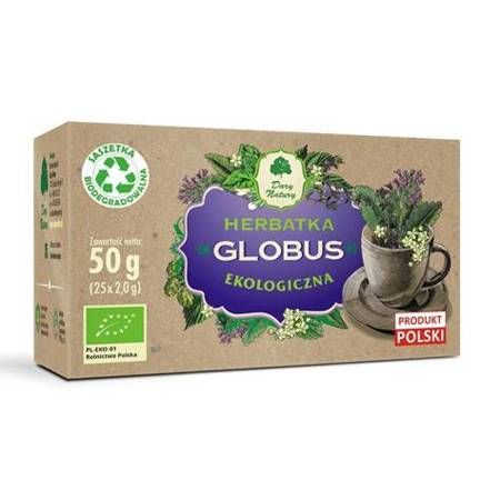 Herbatka Globus EKO 25x2g DARY NATURY zdjęcie 1