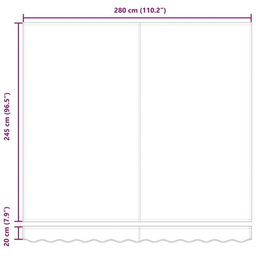 Materiał zapasowy do markizy Jasnoszary 300 x 250 cm Płótno na Arena.pl