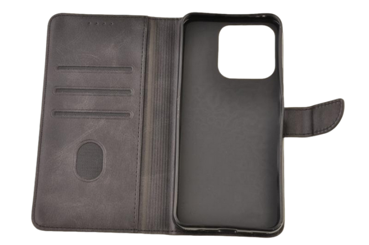 Etui portfel Wallet do Honor X8A czarny zdjęcie 4