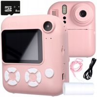Aparat fotograficzny z drukarką natychmiastowy + 8GB +2 rolki DZIEŃ DZIECKA