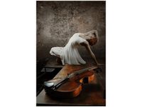 40X60CM BALERINA TAŃCU OBRAZ