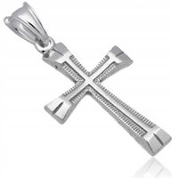Krzyżyk srebrny bez wizerunku srebro pr.925