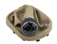 Volkswagen Caddy II 04-10 Gałka zmiany biegów + mieszek / 5 biegów beżowy