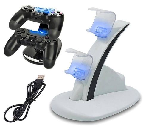 STACJA DOKUJĄCA ŁADOWARKA DO PADÓW PS4 FAT SLIM PRO + KABEL USB na Arena.pl