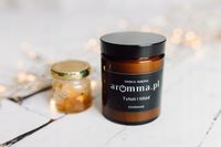 ŚWIECA SOJOWA AROMMA 180 ML TYTOŃ I MIÓD SPRAWDŹ! MARYNARSKI ZAPACH!!!