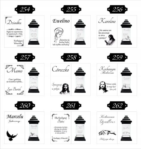 ZNICZ personalizowany GRAWER wszystkich świętych DEDYKACJA DLA dziewczyny na Arena.pl