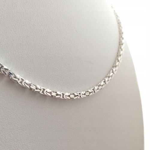 SREBRNY ŁAŃCUSZEK MĘSKI SPLOT KRÓLEWSKI 55 CM SREBRO 925 + GRATISY + GRAWER na Arena.pl