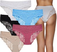 majtki figi damskie bawełniane koronkowe zestaw seksowne