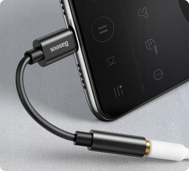 BASEUS ADAPTER PRZEJŚCIÓWKA AUDIO USB-C TYP-C - MINI JACK 3.5MM AUX DAC zdjęcie 8