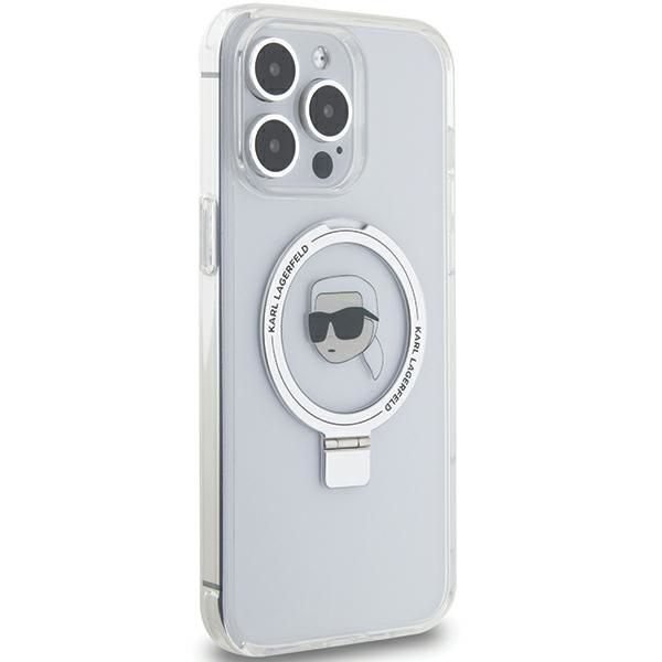 Etui Karl Lagerfeld do iPhone 15 Pro, Biały, MagSafe zdjęcie 4