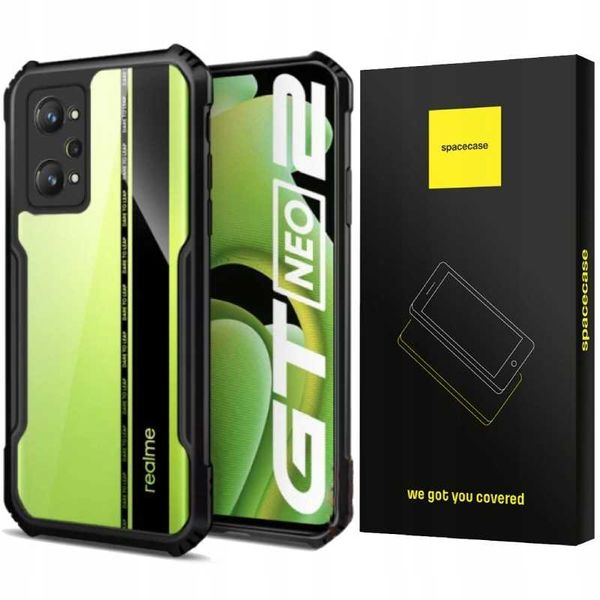 Spacecase Beetle Realme Gt Neo 2 / 3T Czarny zdjęcie 1