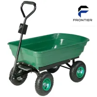 Wózek ogrodowy transportowy wywrotka 75L 300 kg ręczny lub pod