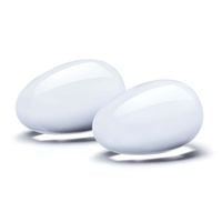 zestaw dwóch szklanych kulek gejszy s yoni eggs glas