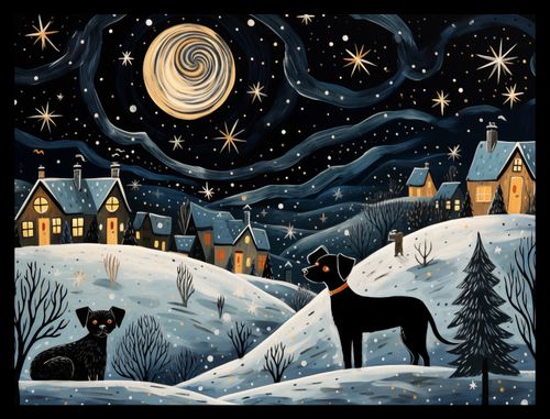 Plakat 40x30cm Nocny Psi Patrol na Arena.pl