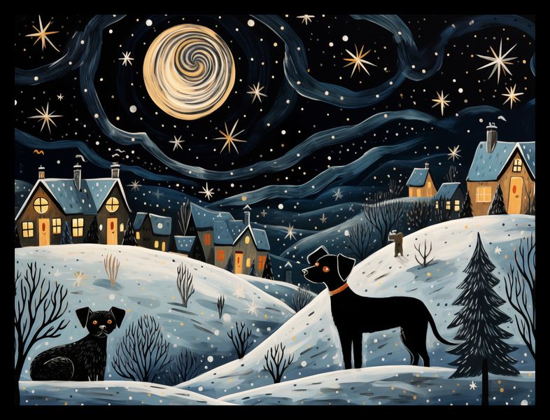 Plakat 40x30cm Nocny Psi Patrol zdjęcie 2