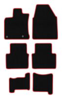 Dywaniki welurowe CARLUX-RED do Nissan Qashqai +2 2007-2013