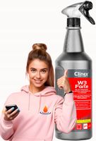 CLINEX W3 FORTE, Gruntowne mycie łazienki 1L