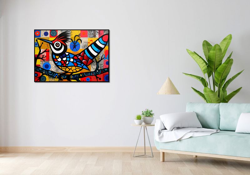 Plakat 100x70cm Ptak Na Wznak zdjęcie 4