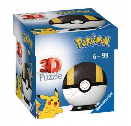 Puzzle 54 Elementy 3D Kula, Pokemon Czarna na Arena.pl