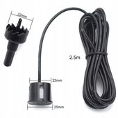 Czujnik parkowania WIDEO 22mm czarne sensory