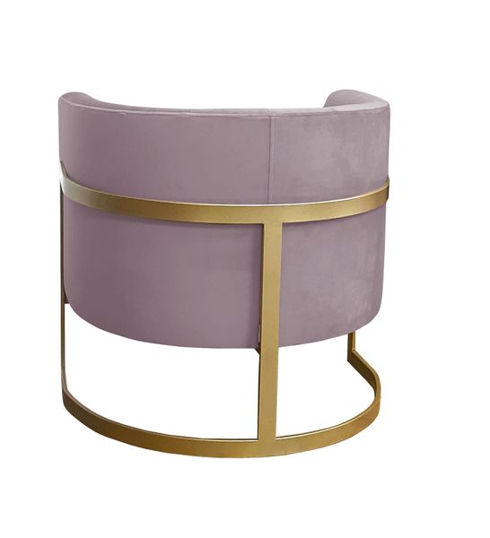 Fotel Glamour podstawa złota MG55 zdjęcie 4