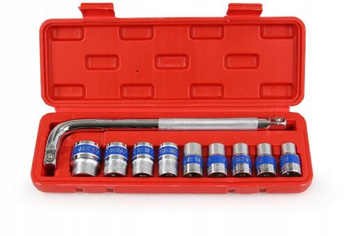 klucze nasadowe 1/2" 10pcs 10-24mm na Arena.pl