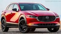 Mazda CX-30 -Chromowane Listwy Grill Chrom Atrapy Zderzaka Tuning