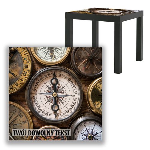 BLAT SZKLANY IKEA LACK Kompasy z Twoim napisem 55x55cm 080b na Arena.pl