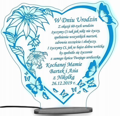 18 50 60 70 80 90 URODZINY STATUETKA PREZENT LED na Arena.pl