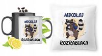 Dla Mikołaja Zestaw Kubek Magiczny + Poduszka Z Nadrukiem Ze Zdjęciem