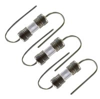 3x Bezpiecznik szklany 3.15A F3.15A 3.6x10 mm lutowany do PCB z nóżkami