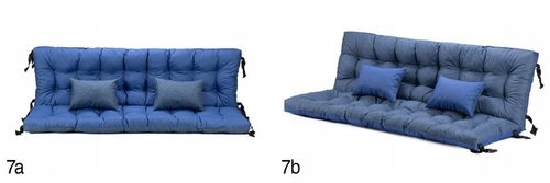 Poduszka na ławkę/huśtawkę ogrodowa wymiar 170x50x70 Wysoka Jakość na Arena.pl