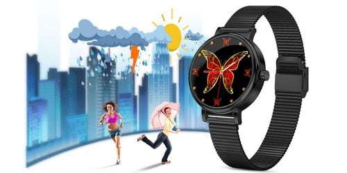 zegarek damski rubicon smartwatch rnbe64-3 black na Arena.pl