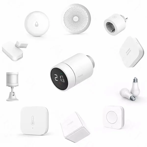 Aqara E1 Termostat Głowica do grzejnika Zigbee EU zdjęcie 1